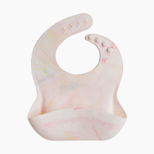 Printed Silicone Bib - Rainbow Tie Dye