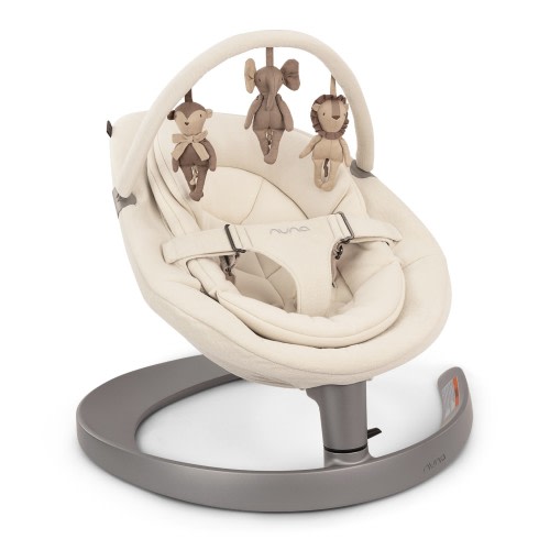 Nuna Leaf Grow Glider With Toybar Cloud