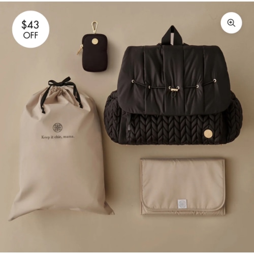 Levy Backpack Black Holiday Set