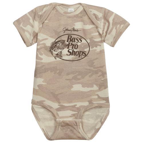 Bass Pro Shops Original Logo Short-Sleeve Bodysuit for Babies