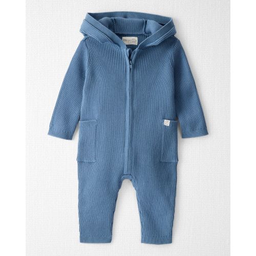 Baby Organic Cotton Ribbed Sweater Knit Jumpsuit - Little Planet | Carter's