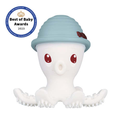 Gryzak Mombella Ollie Octopus dla dziecka w wieku 5 miesięcy, oryginalny design
