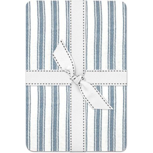 Frankie Fitted Crib Sheet 100% Organic Cotton for Baby & Toddler Mattress, Breathable for Boys & Girls, Haberdashery, One Size