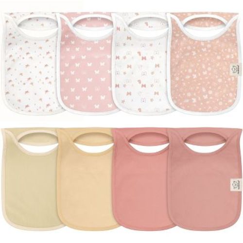 Keababies 8-pack Hallo Baby Drool Bibs , Baby Bibs For Boys, Girls, Pull-on Bibs For Baby Boy, Baby Girl, Baby Bib Unisex (butterflies)