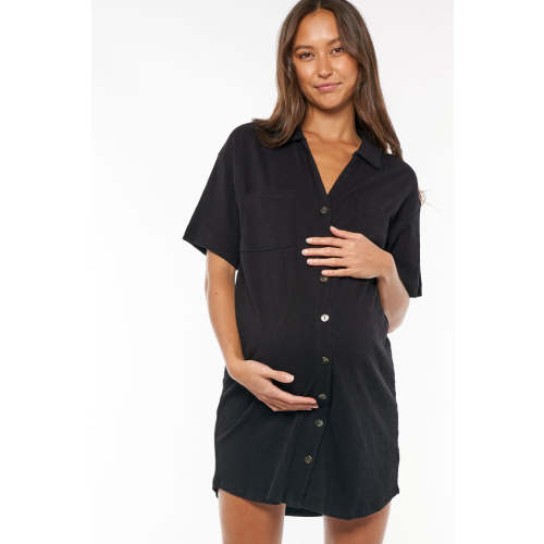 Maternity Nightie Black – BAE The Label Australia