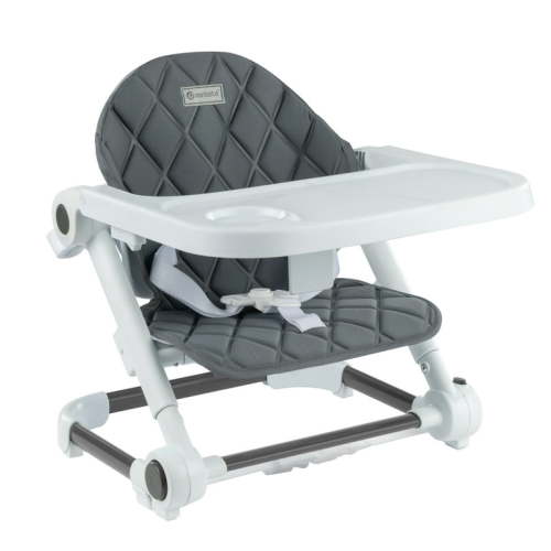 Monbebe Portable Foldable Booster, Grey, Toddler