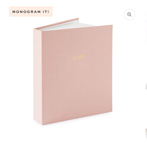 Baby Milestone Book, Rose | Sugar Paper