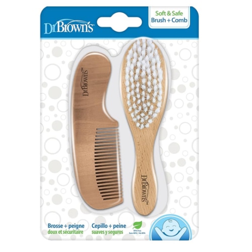 Dr. Brown's Soft and Safe Baby Brush + Comb