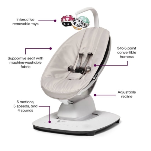 mamaRoo® multi-motion baby swing™