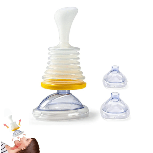Lung Capacity Breathing Trainer, Suffocation Emergency Rescue Breathing Mask,Chaking Emergency Devi,Outdoor Tool