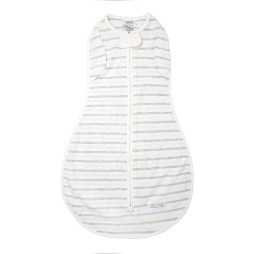 Woombie Convertible Baby Swaddle Blanket, Converts to Wearable Blanket for Babies Up to 3 Months, Twilight Stripes, 5-13 lbs