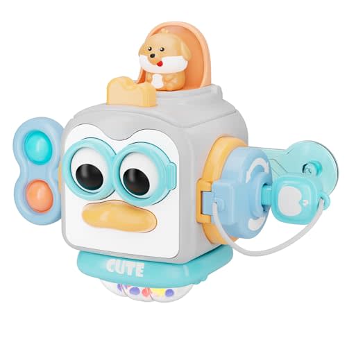 OSIMILY Montessori Toys for 1 Year Old, Sensory Toys for Toddlers 1-3, Travel Activities Busy Cube, Baby Gifts for 12 18 Month, Motor Skills Educational Learning Toys