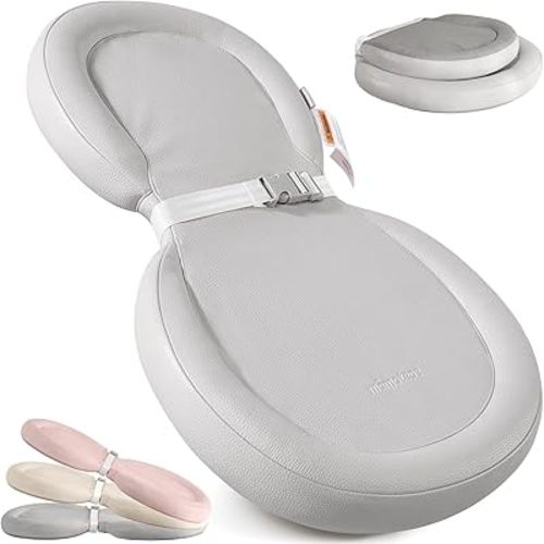 Mamatepe Baby Changing Pad, Soft, Foldable Leather Diaper Changing Pad, Waterproof & Non-Slip Wipeable, for Infant Newborn, Small 24"X16", Grey