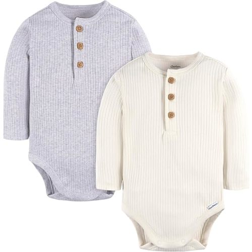 Gerber Unisex Baby Baby Boys' and Baby Girls' 2-pack Bodysuits