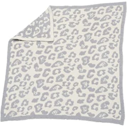 Barefoot Dreams CozyChic in The Wild Baby Blanket, Ocean/Cream