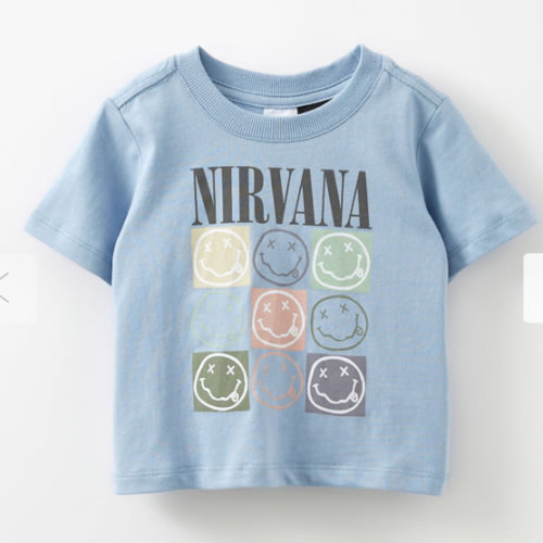 Nirvana Short Sleeve Graphic Print Tee