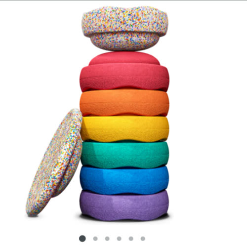 Original Rainbow Balance and Stepping Stone Set