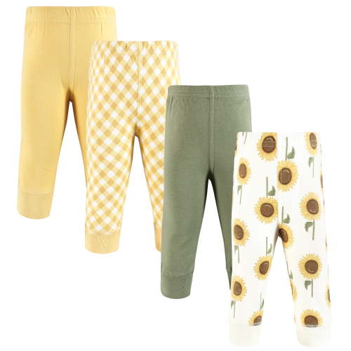 Hudson Baby Tapered Ankle Pants, 4- Pack, 0/3 Months- 5T