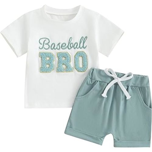 Toddler Baby Boy Girl Summer Clothes T-Shirt Top Shorts Infant Newborn Outfit