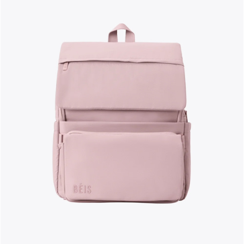 BÉIS 'The Ultimate Diaper Backpack' in Atlas Pink - Best Pink Backpack Diaper Bag