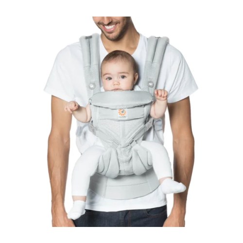 Pearl Grey Omni Classic Mesh Baby Front Carrier | Ergobaby