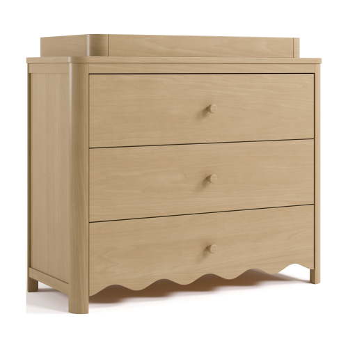 Storkcraft Casablanca 3 Drawer Chest with Removable Changing Topper, Driftwood