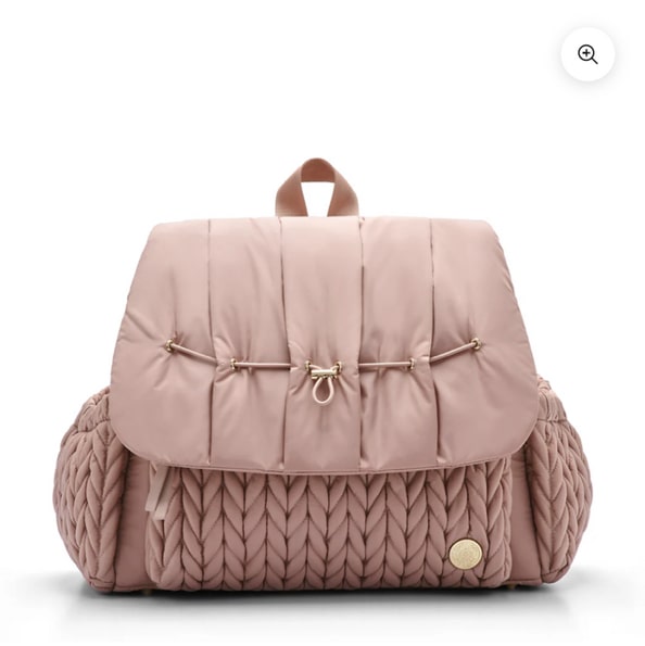 Levy Backpack Diaper Bag- Dusty Rose