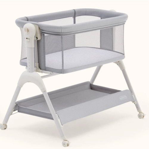 HARPPA Cuddly Sway | 3-in-1 Rocking Baby Bassinet & Bedside Sleeper with Anti-Reflux Mattress for Newborns | Attaches to Bed, Adjustable Height, Tool-Free Setup, Portable Wheels, CPSC Certified, Gentle Rocking Motion | Ideal for Infants, Safe Co-Sleeping