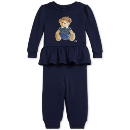 Baby Girls Fleece Sweatshirt & Pant Set