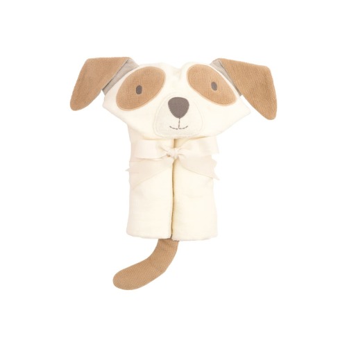 Terry Velour Hooded Puppy Towel