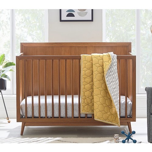 Mid Century Modern Convertible Crib | Pottery Barn Kids