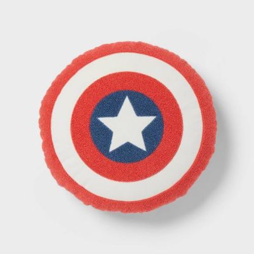 Marvel Captain America Shield Kids' Decorative Throw Pillow - The Marvel Collection By Pillowfort™