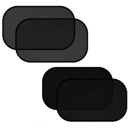 AstroAI Car Window Sun Shade 2 Pack Semi Transparent & 2 Pack Transparent Medium
