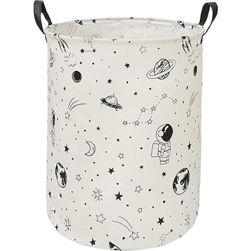 Baby Laundry Clothes Basket Astronaut Pattern Laundry Hamper with Handles, Kids Gifts Storage Bin for Boys Girls Room, Bedroom Decor, Toys Nursery (astronaut)