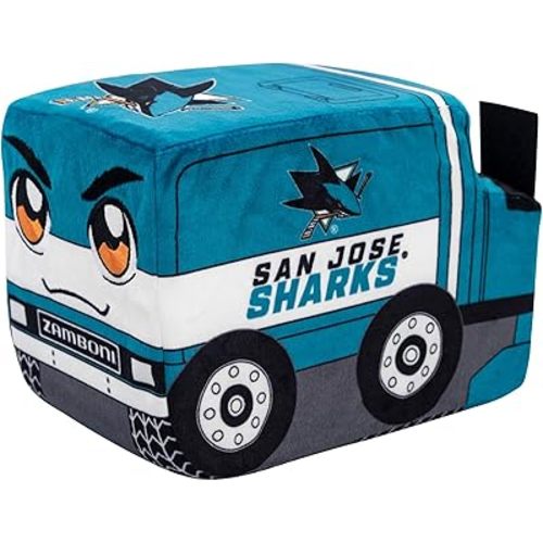 Bleacher Creatures San Jose Sharks Zamboni 7" NHL Kuricha Plushie - Soft Inspired Plush