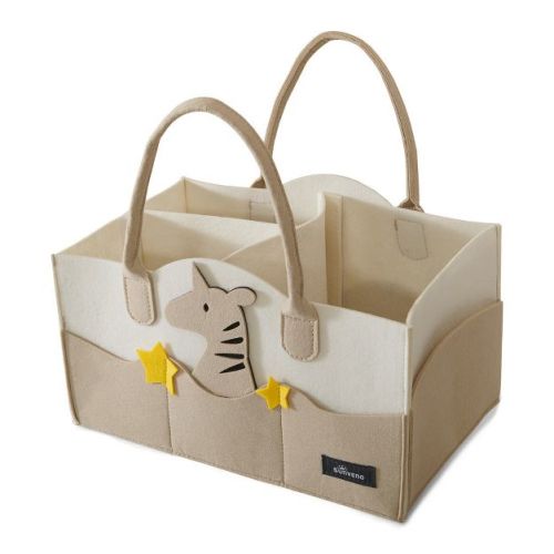 Cartoon Diaper Storage Basket-zebra