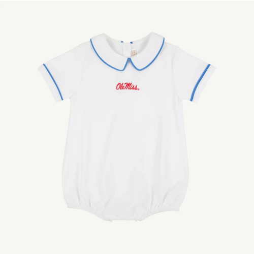 Ole Miss Short Sleeve Biltmore Bubble - Worth Avenue White