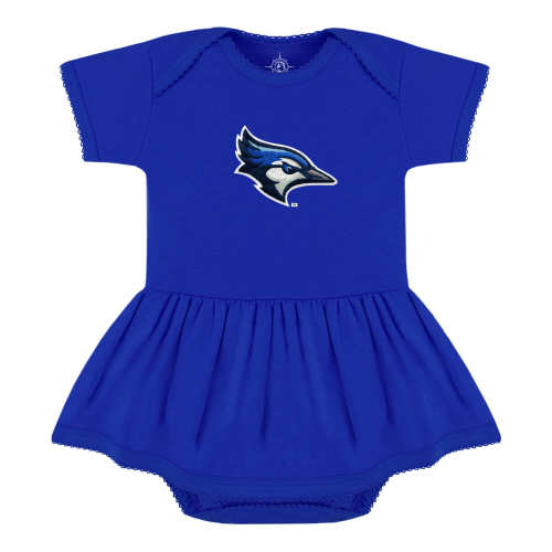 Creighton Bluejays Picot Bodysuit Dress | College Baby
