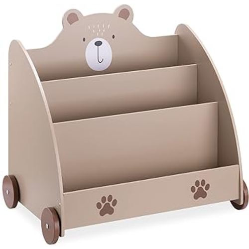 Navaris Kids Bookcase- Bear