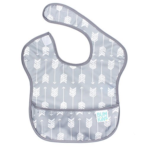 Bumkins SuperBib, Baby Bib, Waterproof Fabric, Fits Babies and Toddlers 6-24 Months – Arrows