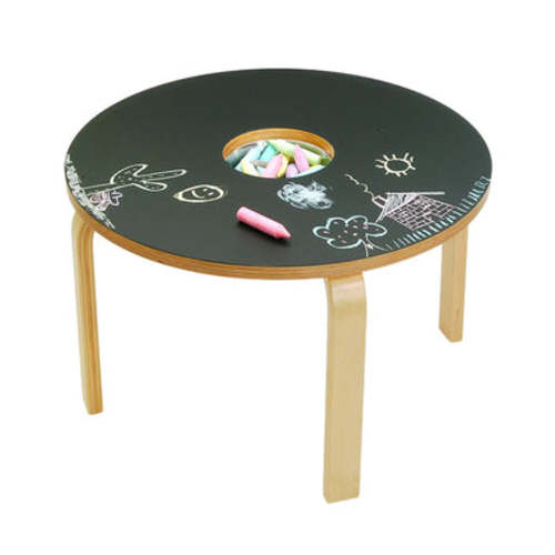 Woody Chalkboard Table