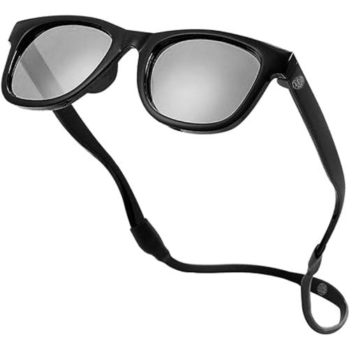 Polarized Baby Sunglasses With Strap - Unbreakable Flexible Infant Sunglasses For Toddlers Newborns 0-24 Months