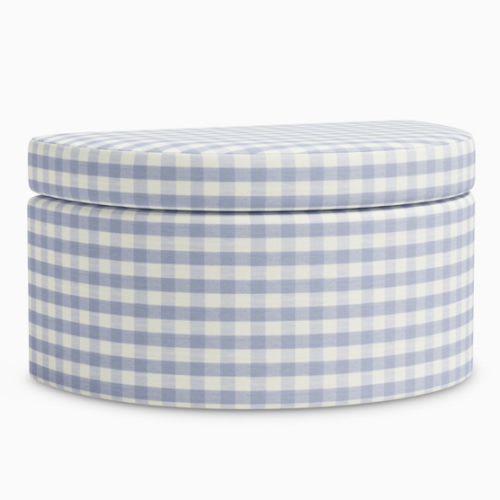 Chris Loves Julia Upholstered Ottoman