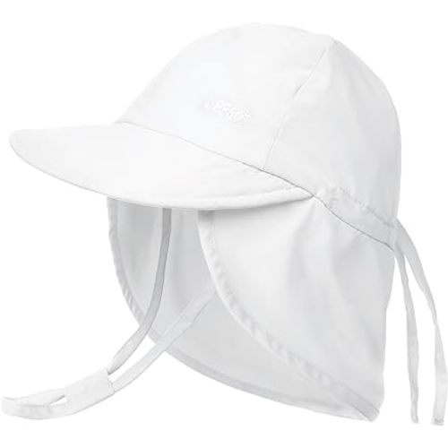 FURTALK Baby Sun Hat UPF 50+ Adjustable Baby Boys Girls Quick Drying Summer Beach Hat with Neck Flap for Traveling Swim Hat