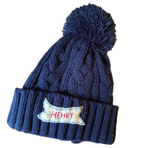 Baby/Toddler Winter Pom Hat - Navy – Stirabout