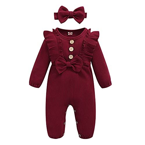Mioglrie Newborn Baby Girl Clothes One Piece Jumpsuits Clothes Short Sleeve Rompers Summer Clothes for Baby