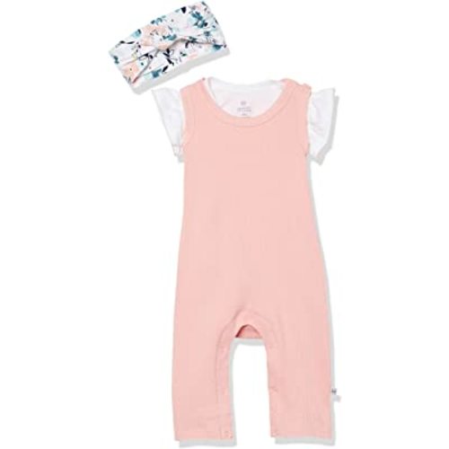 HonestBaby Baby Romper Coverall Sets One-Piece Jumpsuit Organic Cotton for Infant Baby Boys'', Girls' & Unisex (LEGACY)