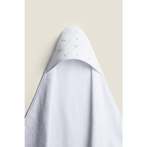 STARS HOODED BABY TOWEL
