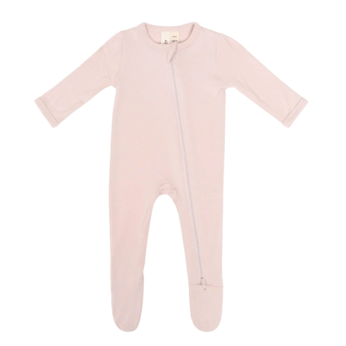 Kyte Baby Zippered Footie | Blush