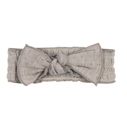 Cloud | Organic Pointelle Smocked Headband 0-12m